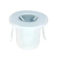 Mini spot led emb. red 1,5w 3,5x3,5cm am2700k bco