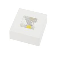 Spot led sobrepor quad 05w 7,5x7,5cm br6500k bco