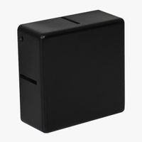 Arandela led elegance quattro am3000k 6w preto ip65