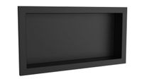 Nicho para banheiro 30x60cm preto vulcano