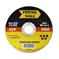 Disco de corte inox 4.1/2 Disco de corte inox 4.1/2