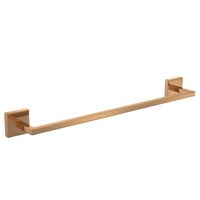 Porta Toalha Barra 50Cm Acessórios Clean Red Gold