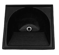 TANQUE MARMOFIBRA 60X60CM PRETO ABSOLUTO