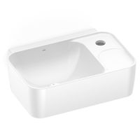 Cuba apoio retangular 41x30cm eco branco Cuba apoio retangular 41x30cm eco branco