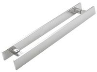 Puxador inox pol 50cm retangular 30x10 aço 201 pla