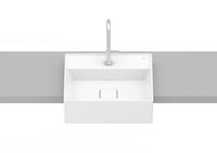CUBA SEMIENCAIXE QUADRADA 40CM T10 BRANCA ROCA