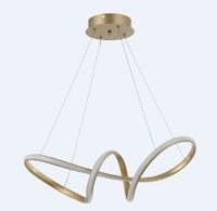 PENDENTE LED DAY 35W 3000K/6500K DOURADO