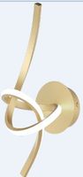 ARANDELA LED LIZ 24W 3000K/6500K DOURADO