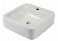 Cuba apoio quadrada c/mesa 42,5x43cm salvia branco