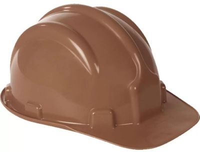 CAPACETE P/SEG. COMPLETO C/SELO INMETRO - MARRON