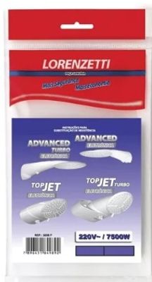 Resistência para Chuveiro Lorenzetti Advanced Turbo / Top Jet 127V 5500W