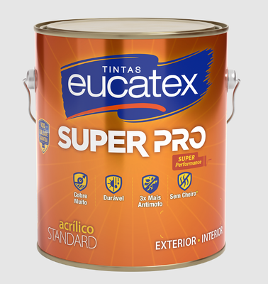 TINTA ACR SUPER PRO PALHA SECA FOSCO 3,6 LTS
