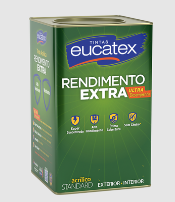 TINTA ACR REND EXTRA VERMELHO CARDINAL 18 LT