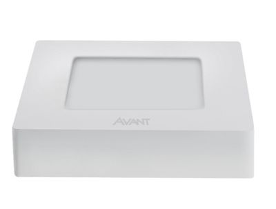 Luminária de Led Quadrada 18w Sobrepor Luz Branca 6500k
