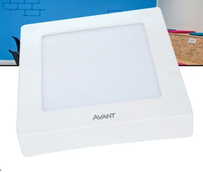 Painel LED Sobrepor Quadrado 12W – 4000K Bivolt