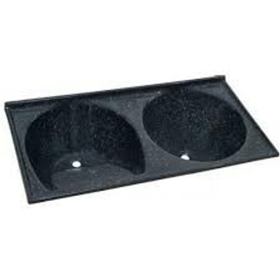 TANQUE DUPLO JR 100X49  PRETO