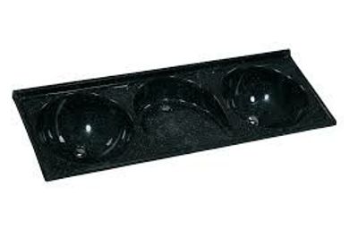TANQUE TRIPLO 154X55 PRETO