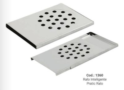 RALO INTELIGENTE P/BANHEIRO QUAD. SLIM INOX