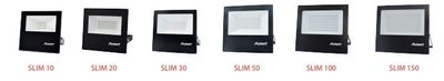 REFLETOR LED SLIM 50W AM 3000K BIVOLT