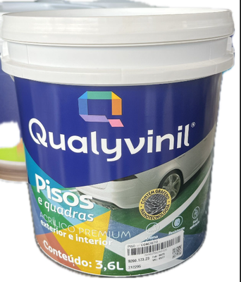 TINTA ACR PREMIUM PISOS E QUADRAS CINZA ESC 3,6L