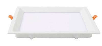 Painel De Led Recuado Blumenau Quadrado De Embutir 6500k 22w BCO BIVOLT