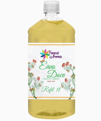 Refil Sabonete Líquido Erva Doce 1L – Tropical Aromas