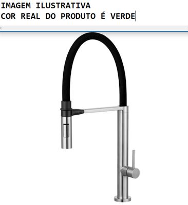 TORNEIRA COZ MESA 1/4 VOLTA MAX VERDE  C71 3260