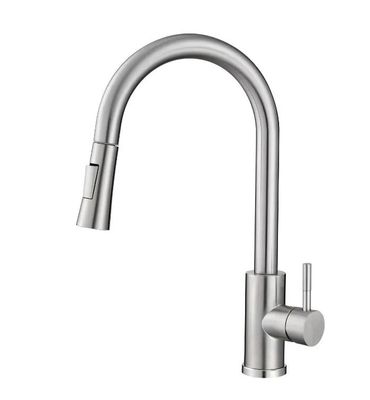 Misturador Monocomando de Mesa para Cozinha Alta com Ducha Inox 4425