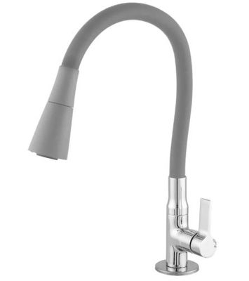 Torneira de Cozinha Flexível de Mesa Arejada C70 Duo Cinza Torneira de Cozinha Flexível de Mesa Arejada C70 Duo Cinza