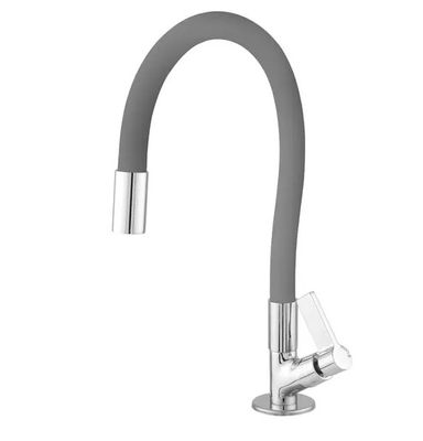 Torneira para Cozinha de Mesa Flexível com Arejador Soft Cinza - C17 6267