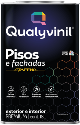TINTA PISOS E FACHADAS GRAFENO PRETO 18L