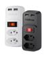 Protetor de Surto com 2 Tomadas e 2 USB EAC 202