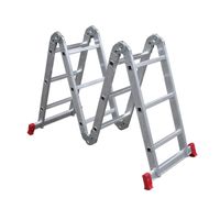 Escada Articula 3x4  Botafogo Multifuncional Aluminio