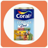 Tinta Coralar Duo Fosco Laranja Maracatu 18 Litros