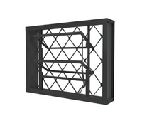 Vitrô Ramassol 80X60 Basculante Xadrez R120