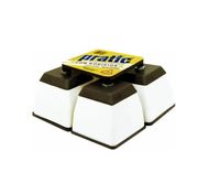 Pé P/Geladeira e Fogão Quadrado Branco Pratic C/Rodízios