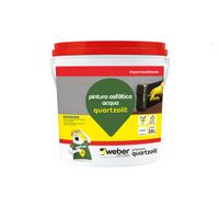 Impermeabilizante Pintura Tinta Asfáltica Acqua Quartzolit 3,6 Litros