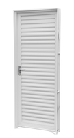 Porta Laminada Standard Branco 215x84 Esquerda Crv Porta Laminada Standard Branco 215x84 Esquerda Crv