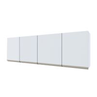 Armário Aeréo 2:00 Gaia Flat Branco Cozimax