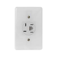 Tomada Para Telefone Branco Ilumi 2551