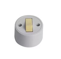 Interruptor Ilumi Cinza Ext Redondo 1755 Interruptor Ilumi Cinza Ext Redondo 1755