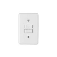 Interruptor Ilumi 2 Teclas Stylus Branco Rf-2018 Interruptor Ilumi 2 Teclas Stylus Branco Rf-2018