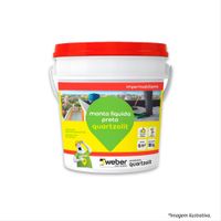 Impermeabilizante Manta Líquida Preta Quartzolit 18kg