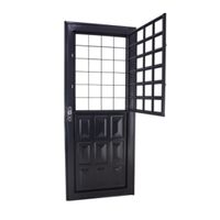 Porta Crv 215x84 Direita Aciaco Mista Roma Ptg