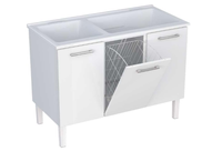 Gabinete Cozimax Aço C/Tanque Max Branco 114