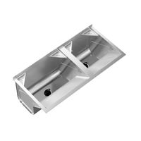 TANQUE DE INOX GHEL PLUS DUPLO COM SUPORTE