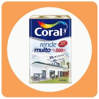 Tinta Coral Rende Muito Laranja Citrico 18 Litros
