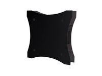 Arandela Taschibra Arena Led 10w 2700k Preto