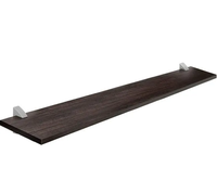 Prateleira Prat-k Tabaco 1.5x20x80 Suporte Prata Rf-08852.030