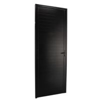 Porta Crv 215x80 Direita Lambri Black Nobre
